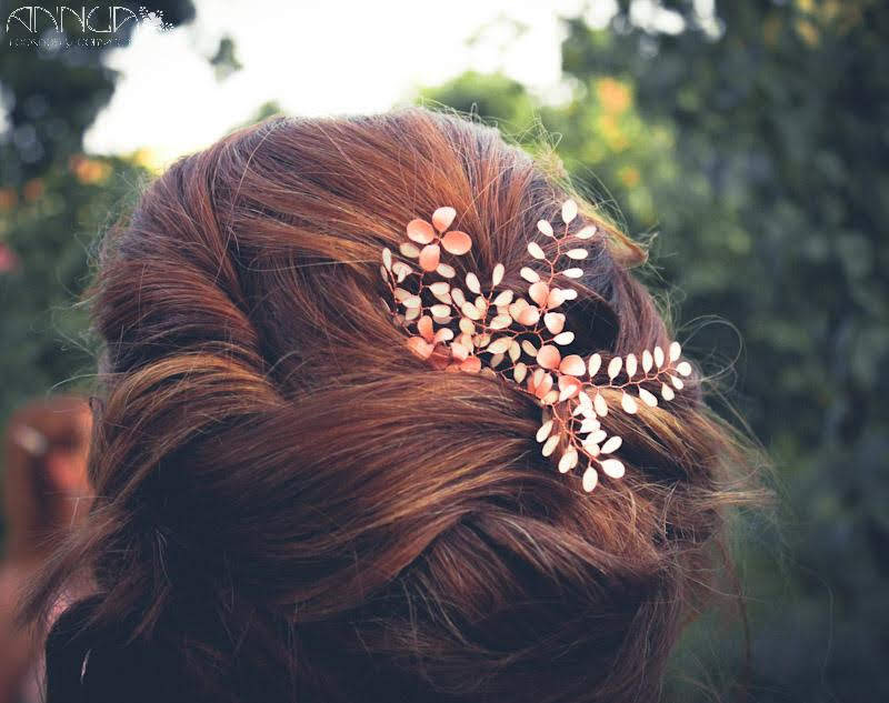 tocado de flores rosa
